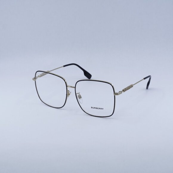 🕶️ New Burberry BE1378D 1326 Eyeglasses - Black/Gold Frame 57mm - Picture 1 of 10